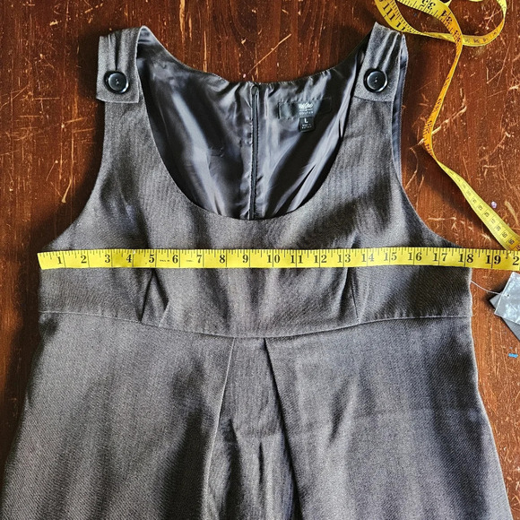 Mossimo Large Stretch Brown Lined Jumper Dress NWT - Picture 7 of 9